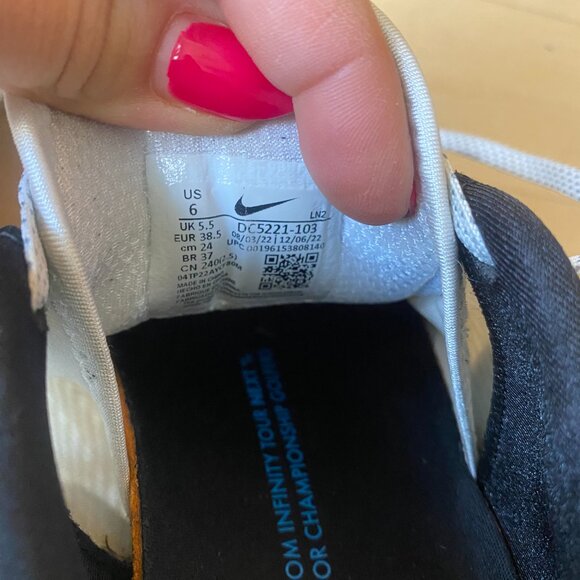 Nike Air Zoom Infinity Tour spikeless golf shoes Size US 6 - Picture 5 of 7